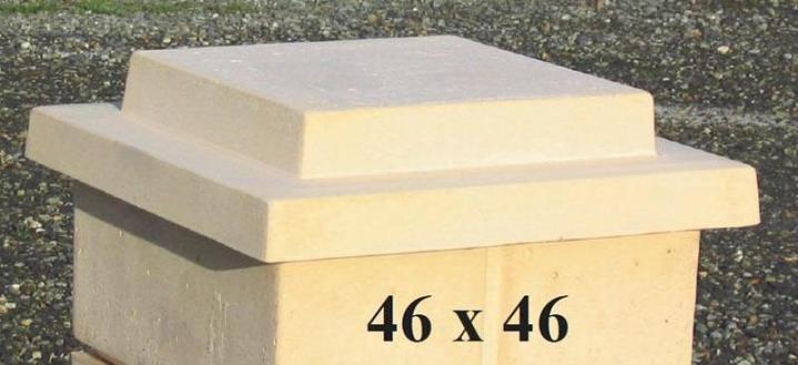 Chapeaux de pilier en béton Lavernose-Lacasse